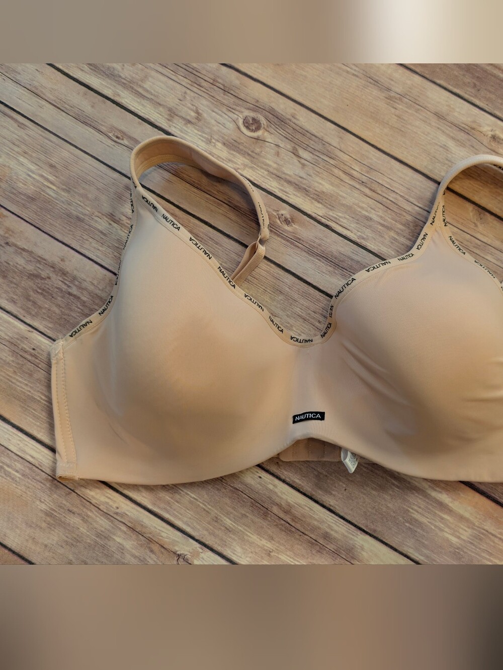 Nautica Beige Smooth T-Shirt Bra